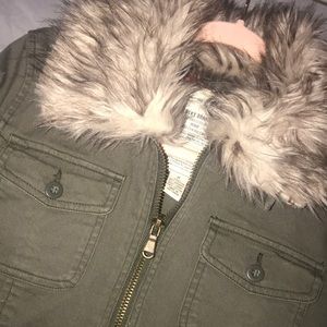 Lucky Brand jacket with fur collar